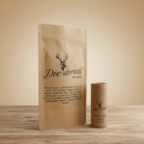 Doe-Dorant wax stick formula, cover scent
